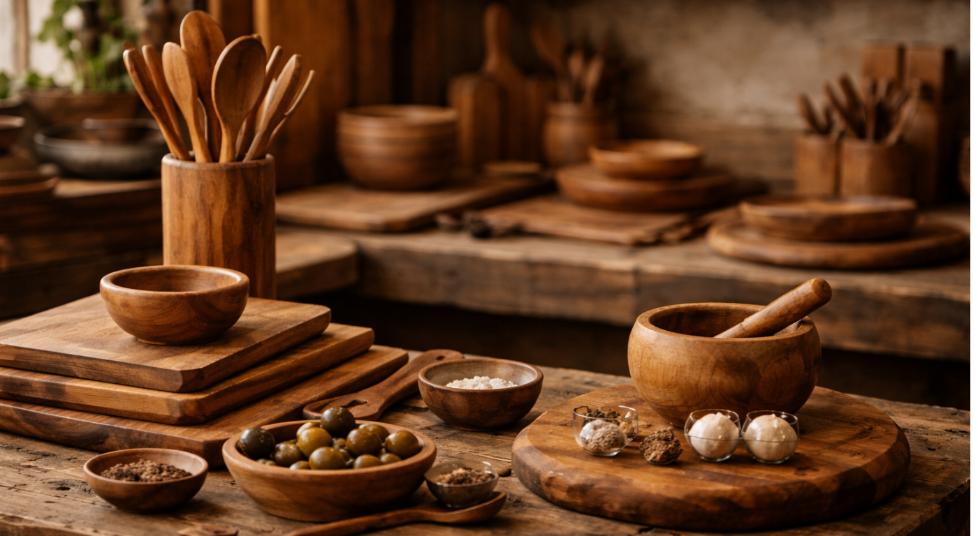 BIENVENUE A ART JASMINE OLIVE WOOD