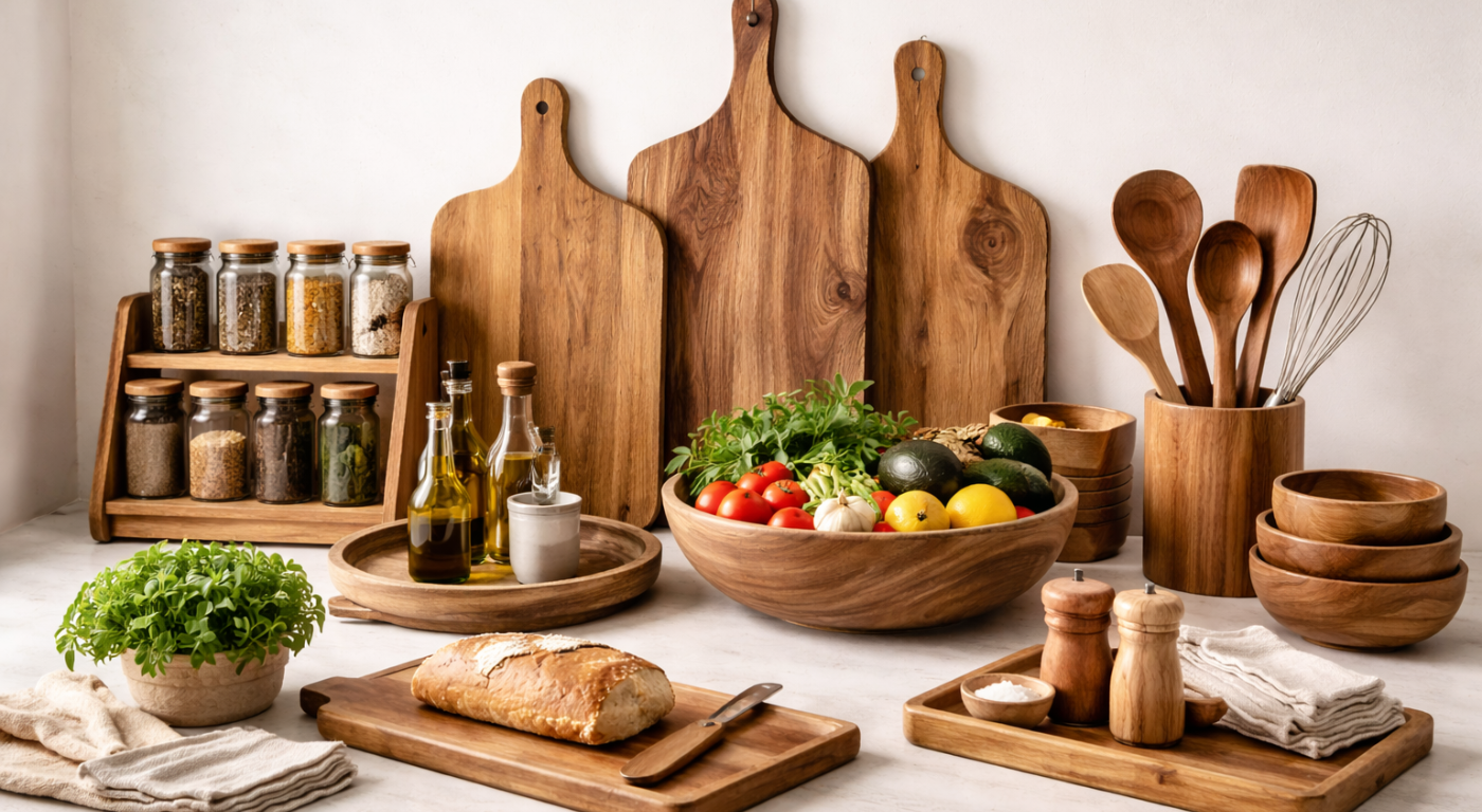 BIENVENUE A ART JASMINE OLIVE WOOD